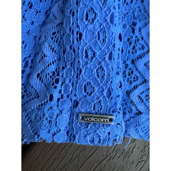 Periwinkle Blue Volcom Racerback Babydoll Dress, S - Picture 12 of 12